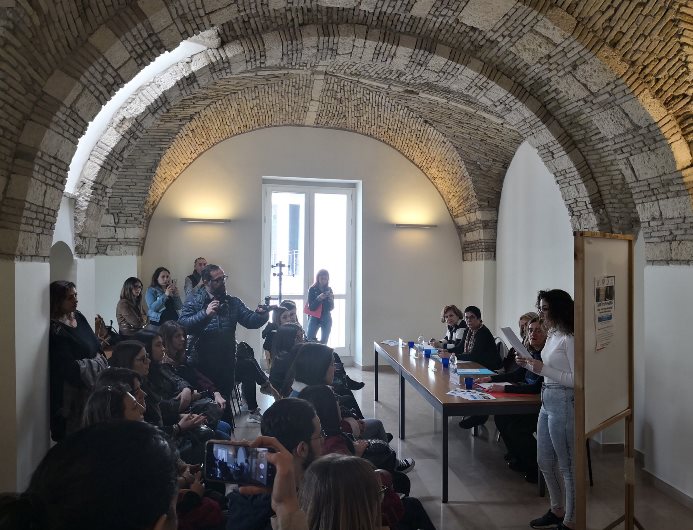 Presentazione mostra 'Com'eri vestita' Università di Foggia marzo 2019